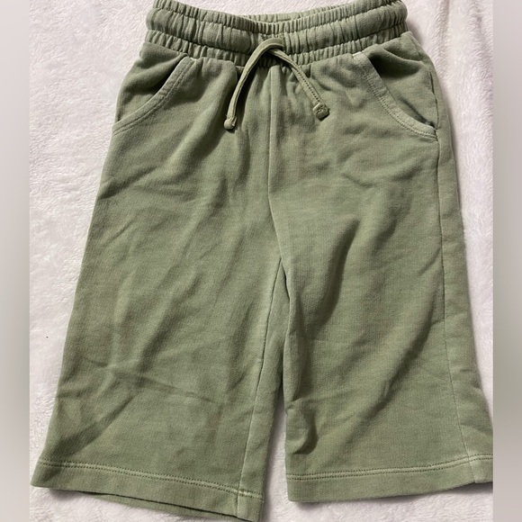 Toddler Girls Sage Green Wide Leg Pants & Short Sleeve Top- Cat & Jack - Picture 3 of 4
